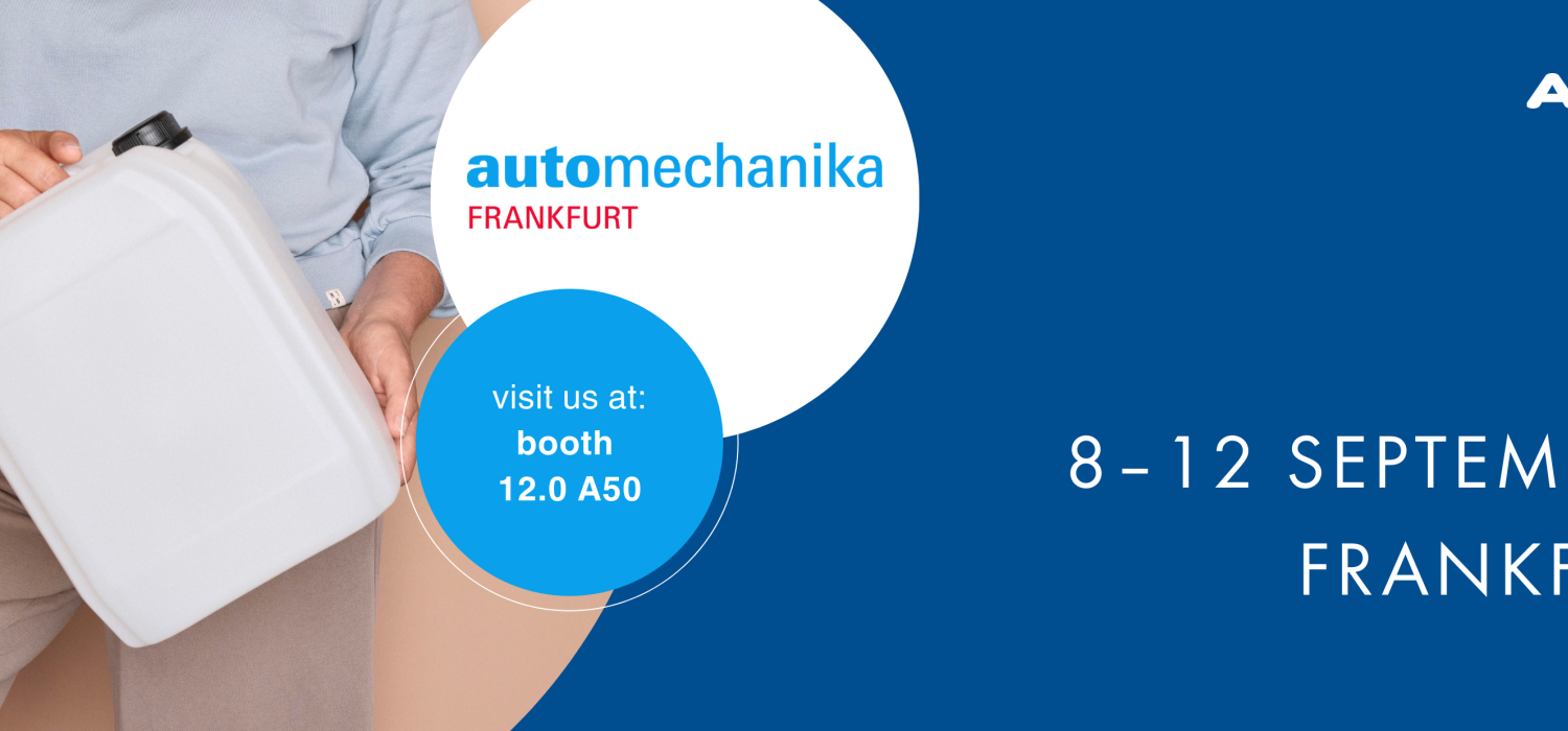 Exhibition banner for Automechanika Frankfurt, 2026, ALPLA booth 12.0 A50
