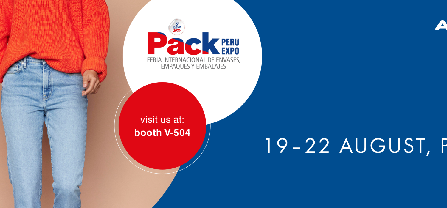 Exhibition banner for Pack Peru, 2026, ALPLA booth V-504