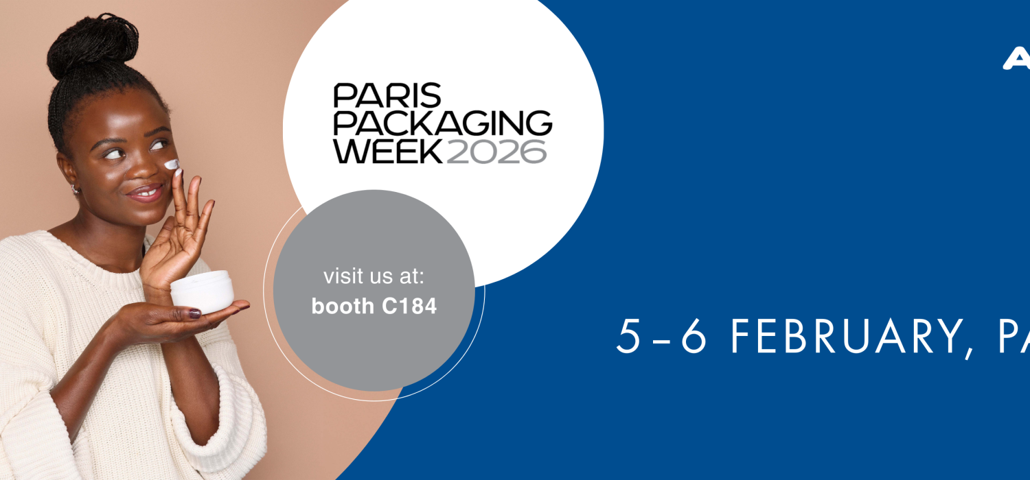 Exhibition banner for Paris Packaging Week, 2026, ALPLA booth C184