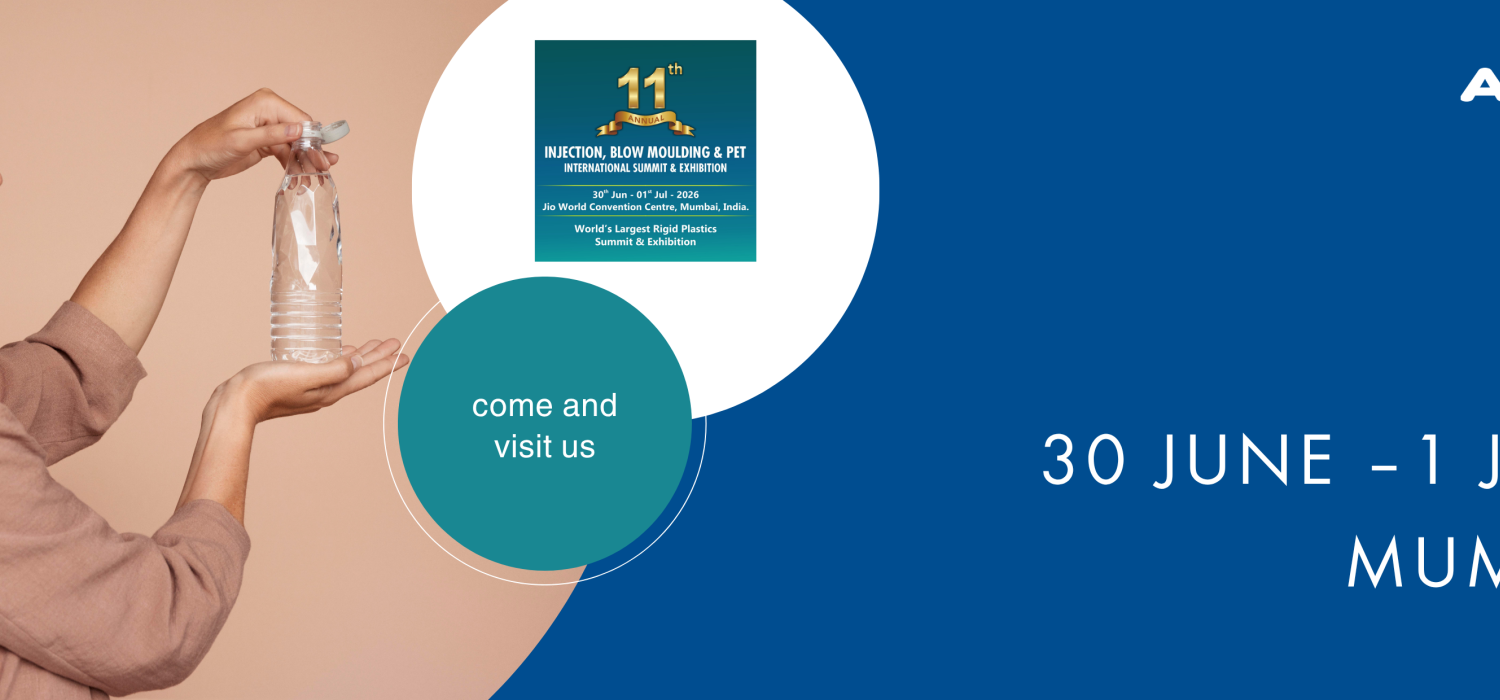 Exhibition banner for IMBM Mumbai, 2026, ALPLA