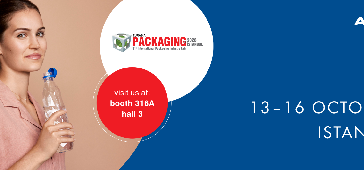 Exhibition banner for Eurasia Packaging Istanbul, 2026, ALPLA booth 316A hall 3