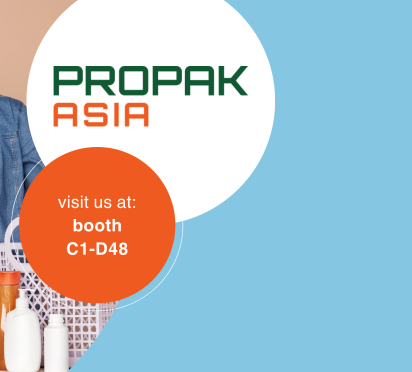Exhibition banner for ProPak Asia Bangkok, 2026, ALPLA booth C1-D48