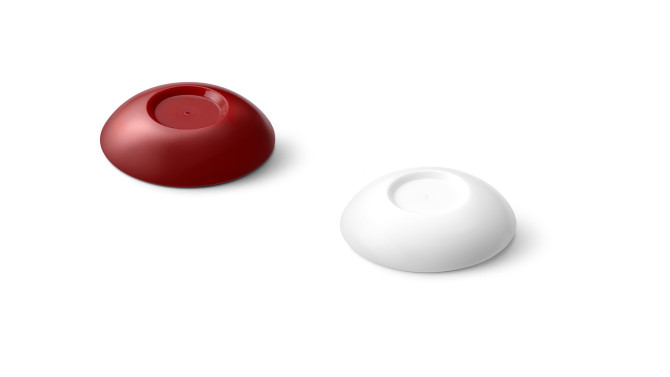Reusable Champagne Cork white and red cap of stopper