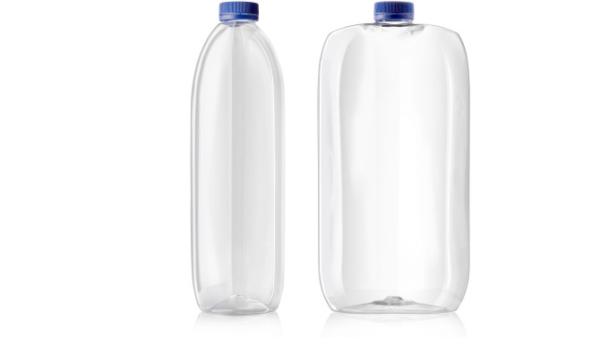 Two Variants of The Clear One Pouch - Designed for Recycling by ALPLA