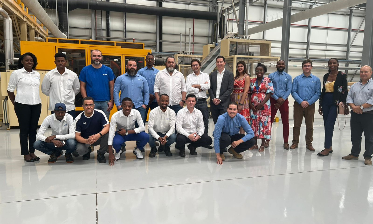 ALPLA inaugurates its new production plant in Viana 2, Angola, in 2022 as part of its industrial expansion in Africa.
