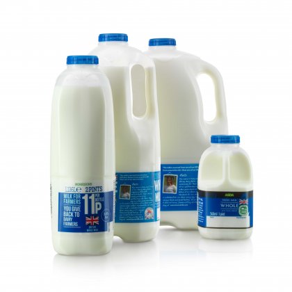 Ultralighweight milk bottle