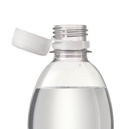 Tethered Cap on a PET Bottle by ALPLA