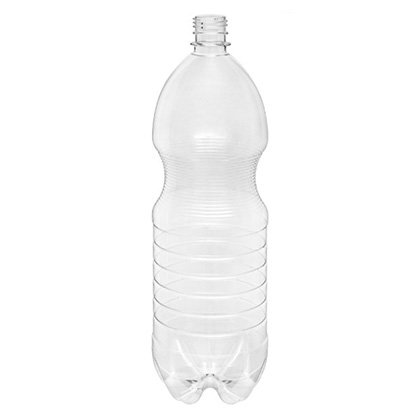 PET bottle with a fill volume of available in transparent and brown